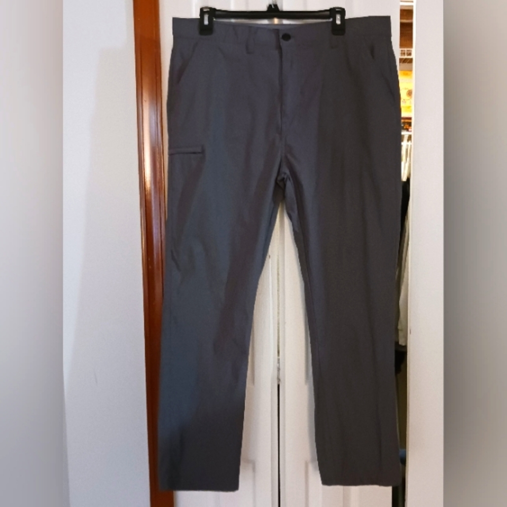 ❤4/$12 Denali Dusty Charcoal Gray Teavel Pant 36/30